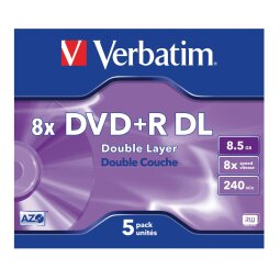 DVD+R double couche Verbatim 8x