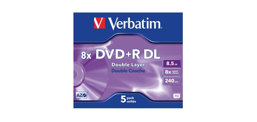 DVD+R double couche Verbatim 8x