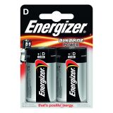 Energizer Power - Pack de 2 piles Alcalines D/LR20 - 1,5 V