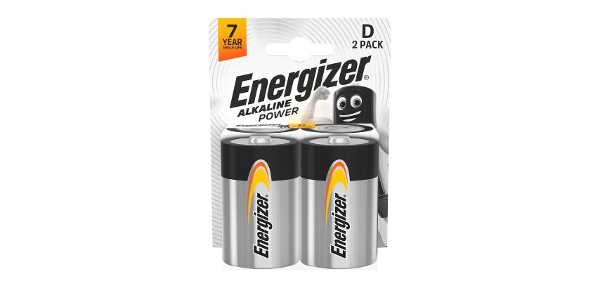 Energizer Power - Pack de 2 piles Alcalines D/LR20 - 1,5V