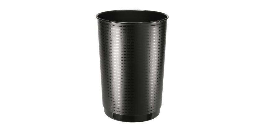 Corbeille à papier maxi capacité Cep Pro noire 40 L