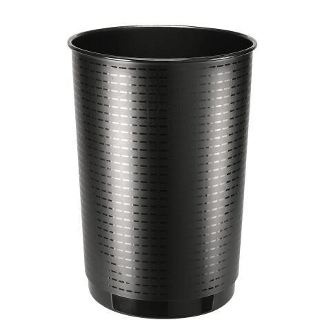 Papelera gigante de plástico negra Cep de 40 L