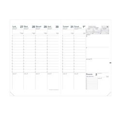 Agenda Quo Vadis Planning SD semainier - 16 mois - Septembre 2026 / Décembre 2027 - 18 x 24 cm