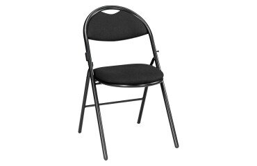 Silla plegable Súper Confort Pata negra / Negro