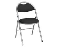 Chaises pliantes SUPER CONFORT - tissu non feu allumette piétement aluminium