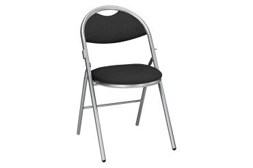 Chaises pliantes SUPER CONFORT - tissu non feu allumette piétement aluminium