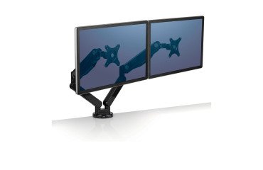 Brazo ergonómico articulado Fellowes Platinum Series para 2 pantallas