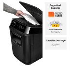 Destructora DIN4 Fellowes automática Automax 200M corte en micropartículas P-5 32L