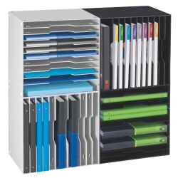Bloc de classement Cep CubiCep 12 cases - noir
