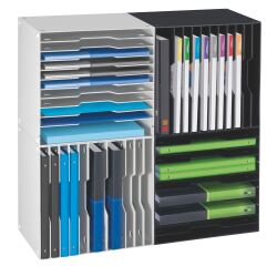 Módulo Clasificador Cep CubiCep 12 compartimentos negro
