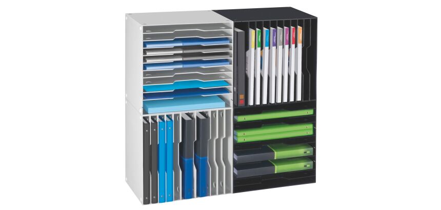 Bloc de classement Cep CubiCep 12 cases couleur