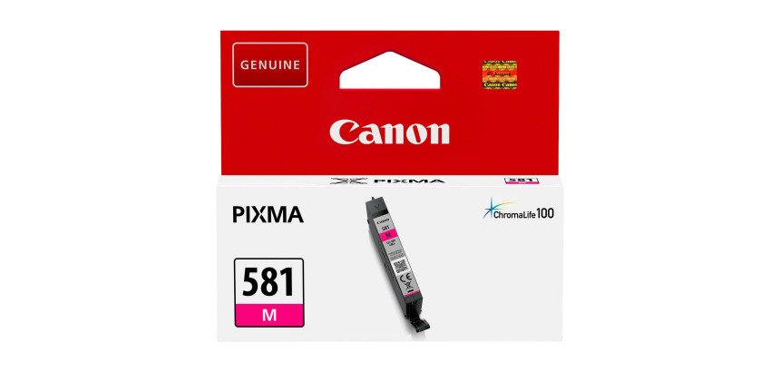 Cartouche Canon CLI581 couleurs séparées pour imprimante jet d'encre