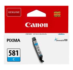 Cartouche Canon CLI581 couleurs séparées pour imprimante jet d'encre