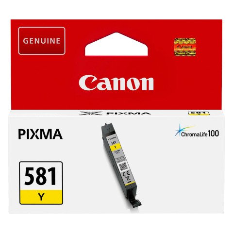 Canon CLI-581 cartucho original amarillo (250 páginas)
