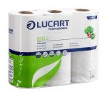 Papier toilette Lucart Eco - carton de 96 rouleaux