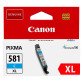 Cartuccia inchiostro Canon originale CLI-581C XL ciano