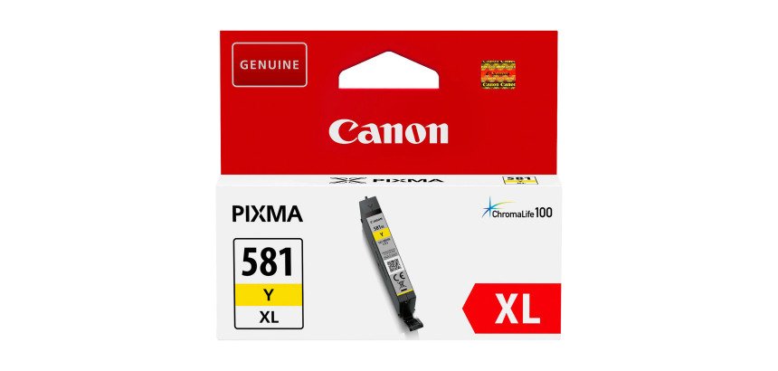 Cartouche Canon CLI581 haute capacité couleurs séparées pour imprimante jet d'encre