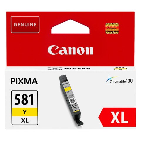 Canon CLI-581 XL cartucho original amarillo alta capacidad (500 páginas)
