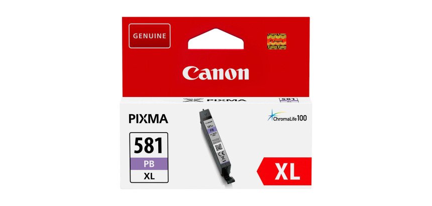 Cartouche Canon CLI581 haute capacité couleurs séparées pour imprimante jet d'encre