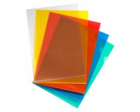 Dossier uñero A4 PVC liso 200 micras colores surtidos Bruneau- Paquete de 10