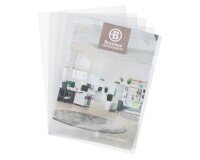 Dossier uñero PVC liso 150 micras transparente A4 Bruneau - Caja de 100