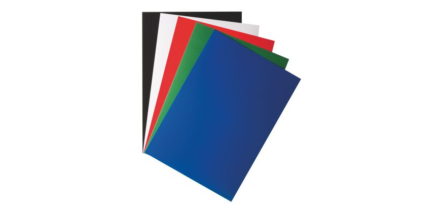 Paquet 100 couvertures carton luxe brillant couleurs