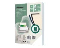 Paquet 100 couvertures carton luxe brillant blanc