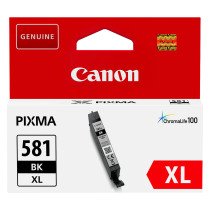 canon cli-581 xl cartucho original negro foto alta capacidad 500 paginas