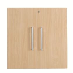 Lot de 2 portes bois plein pour bibliothèque Biblicase