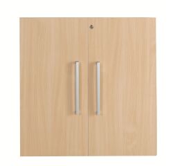 Lot de 2 portes bois plein pour bibliothèque Biblicase