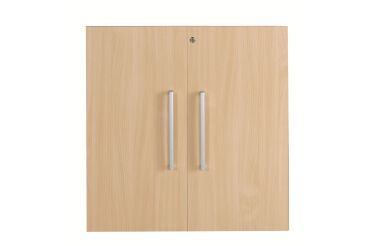 Lot de 2 portes L 39.5 x H 79.5 cm pour bibliothèque Biblicase