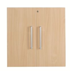 Lot de 2 portes L 39.5 x H 79.5 cm pour bibliothèque Biblicase