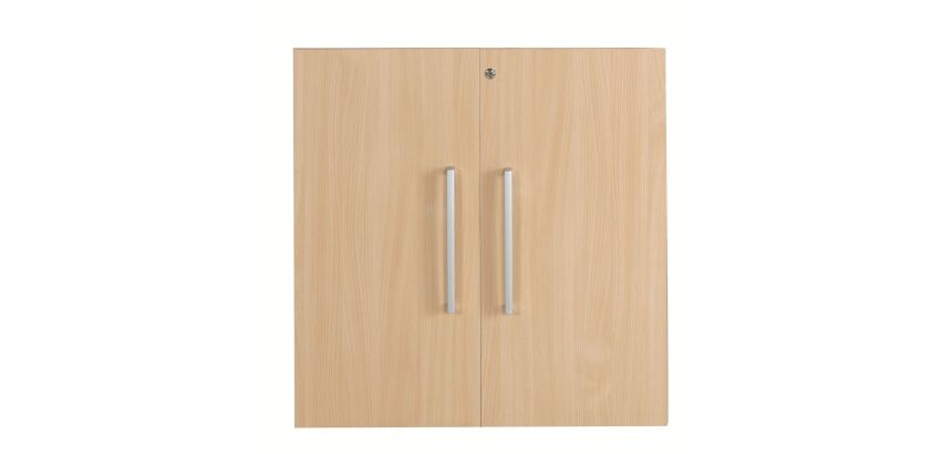 Lot de 2 portes bois plein pour bibliothèque Biblicase