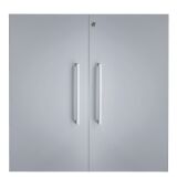 Lot de 2 portes bois plein pour bibliothèque Biblicase