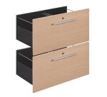 Lot de 2 tiroirs pour module Biblicase