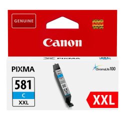 Cartouche Canon CLI581 très haute capacité couleurs séparées pour imprimante jet d'encre