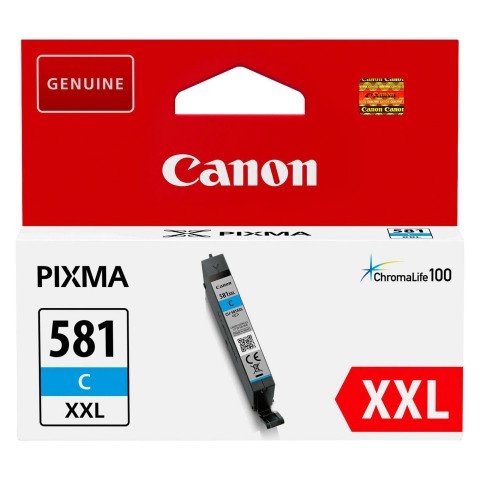 Canon CLI-581 XXL cartucho original cian muy alta capacidad (800 páginas)