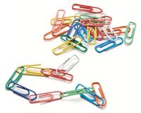 Clips de colores surtidos nº2 Caja de 100