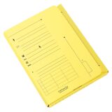 Pack of 25 index folders, yellow