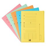 Pack of 25 index folders, assorted colours