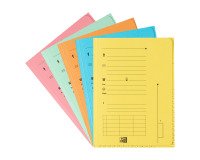 Carpeta de índice L'Oblique AZ OXFORD 23,5 x 31,5 cm Colores pastel surtidos - Paquete de 25