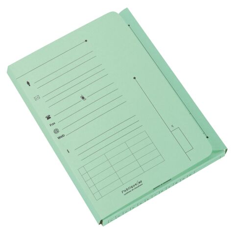 Carpeta de índice OXFORD 23,5 x 31,5 cm color - Pack de 25 verde