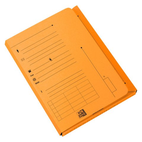 Carpeta de índice OXFORD 23,5 x 31,5 cm color - Pack de 25 naranja