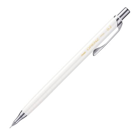 Refillable propelling pencil Orenz point 0.2mm HB white