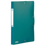 Chemise box plastique Oxford 24 x 32 cm dos 2,5 cm couleur