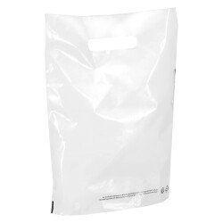 Sacs boutique poignées plates H 32 x L 25 x P 4 cm - Colis de 100