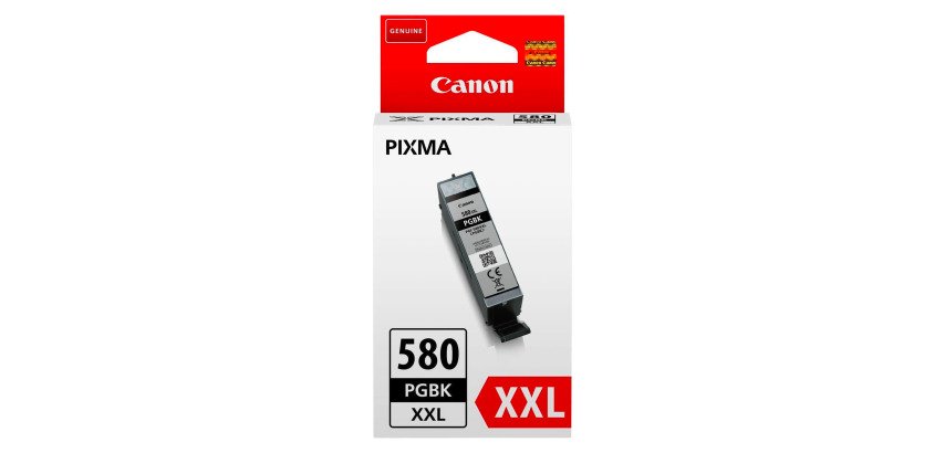 Cartouche Canon PGI580 très haute capacité noire pour imprimante jet d'encre