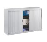 Armoire basse à rideaux démontables Largeurs spécifiques 100 x 160 cm unicolore