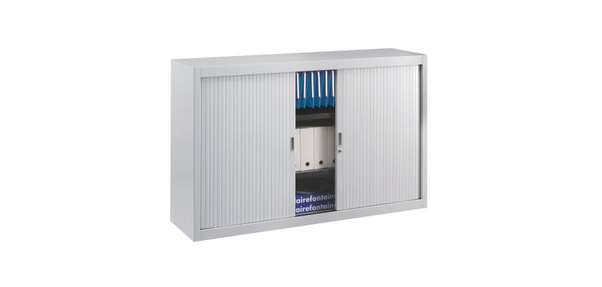 Armoire basse à rideaux démontables Largeurs spécifiques 100 x 160 cm unicolore