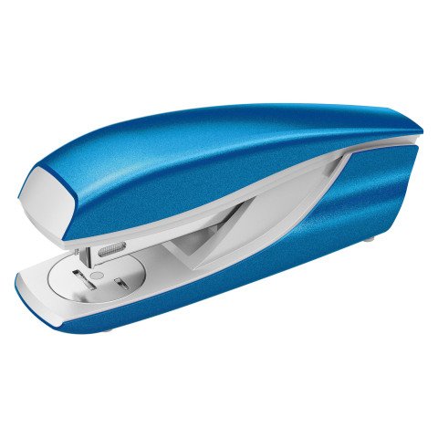 Grapadora Petrus Wow Azul - Capacidad 30 hojas